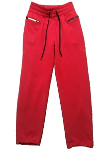 VTG Men’s Small Sports Illustrated Soft RED Jogger Long Pants; Zip Pockets Y2K - Picture 1 of 8