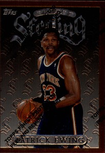 1996-97 Topps Finest Basketball #44 Patrick Ewing Bronze 