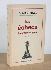 Les échecs Jugement et plan Dr Max Euwe 1971 - Bild 1 von 5