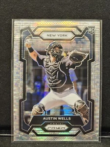 2024 Prizm Baseball Austin Wells RC Silver Pulsar 388/499 - Picture 1 of 2