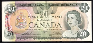 Canada 1979 $20 Twenty Dollar Banknote Thiessen - Crow 56668581247 - Picture 1 of 2