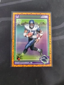 2024 Score Halloween Orange Pumpkins SHAUN ALEXANDER #261 Seattle Seahawks - Picture 1 of 1