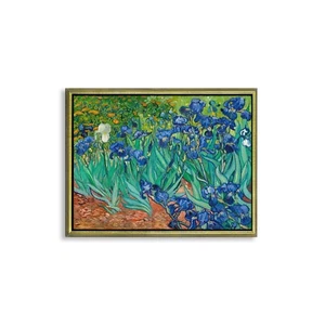 Stampa su Carta su tela o Quadro su tela o con Cornice Vincent van Gogh Irises - Imagen 1 de 9