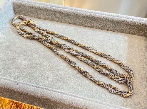 Collana Dior Catena Lunga Accessorio Donna Autentico CD