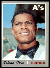 1970 Topps Felipe Alou  VG-EX Oakland Athletics #434
