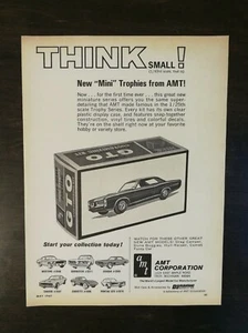 Vintage 1967 AMT Mini Trophies Models Pontiac GTO Full Page Original Ad - Picture 1 of 1