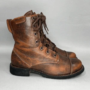 Durango City Savannah Lacer Boots Women's Size 7 Brown Leather Western Boots - Picture 1 of 13