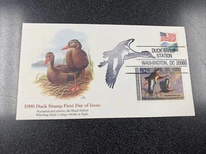 RW57 Black Bellied Whistling $12.50 First Day Of Issued 1990 - Picture 1 of 2