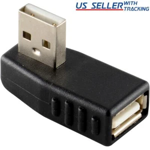 Connettore Accoppiatore Adattatore USB Angolo Retto Maschio a Destro Verticale Femmina - Foto 1 di 1
