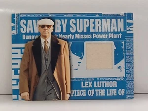 LEX LUTHER 2006 Topps Superman Returns Memorabilia COSTUME CARD Kevin Spacey - Picture 1 of 2