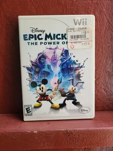 Juego Disney Epic Mickey 2 The Power of Two para Nintendo Wii con manual de juego y estuche - Imagen 1 de 3