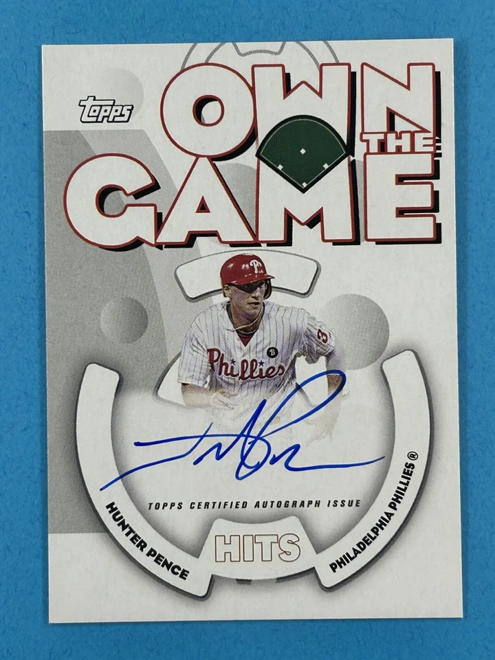 2024 Topps Archives Hunter Pence #06OGA-HP, Own the Game Autographs - Image 1 of 2