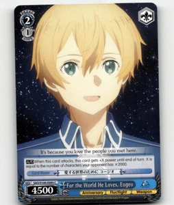 Weiss Schwarz For the World He Loves, Eugeo SAO Animation 10th Anniversary - Picture 1 of 1