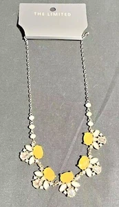 Collar de piedra amarilla limitado al por menor $54.95 TOTALMENTE NUEVO - Imagen 1 de 6