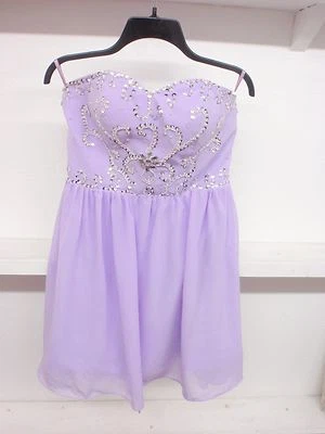 Nuevo Vestido Largo de Dama de honor Formal Baile Fiesta Cóctel Noche Baile de graduación Talla 8 Foto 1 de 2