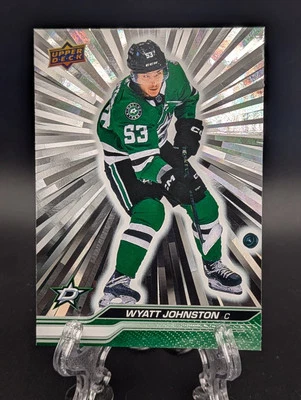 2023-24 Upper Deck Series 2 - Outburst #308 Wyatt Johnston - Image 1 of 2