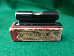 Starrett No. 130 Bench Level 3-1/2" Very Early Box Excellent Condition - Picture 1 of 16