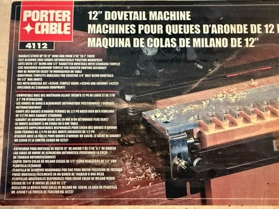 "Máquina plantilla cola de milano PORTER AND CABLE 12"" NUEVA CAJA DEFECTUOSA" Foto 1 de 4