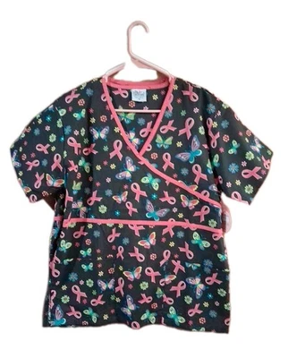 LOT Of 2 the breast cancer site Scrubs Size M NWT - Image 1 of 4