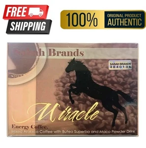 2 pack Miracle Coffee Sabah Brands 20 Sachets for Men Energy Booster Enhancement - Picture 1 of 1