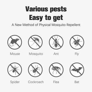 Electronic Ultrasonic Pest Reject Bug Mosquito Cockroach Mouse Killer Repeller - Imagen 1 de 15