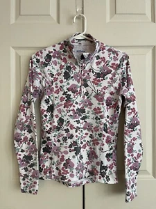 Kombi 1/4 Zip Barrier Weight Extreme Baselayer Top Floral Women’s Size Small - Picture 1 of 9