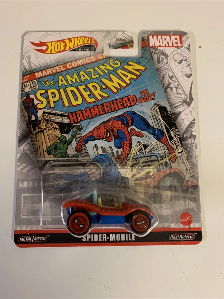 Hot Wheels 2022 1:64 entretenimiento retro Marvel Spider-Man Spider-Mobile vehículo Foto 1 de 1