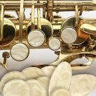 Saxophone Clé Boutons Incrustations Marron Facile À Installer Plastic 9 Couleur