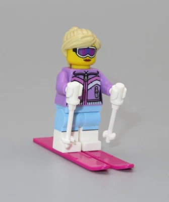 LEGO Esquiador de Descenso Deportes de Invierno Nieve Minifigura Coleccionable Serie 8 CMF Foto 1 de 3