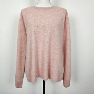 Calme Pullover Damen groß rosa Johnny Was Strick Kaschmir gerippt kuschelig weich - Bild 1 von 16