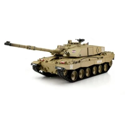 1/16 RC Challenger 2 sand BB+IR (Chaînes métalliques) - Photo 1/3