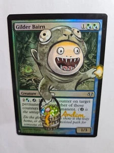 GILDER BAIRN MODIFIED MAGIC ALTERED ART HAND PAINT BY DEMIAN SOLIS - Picture 1 of 12