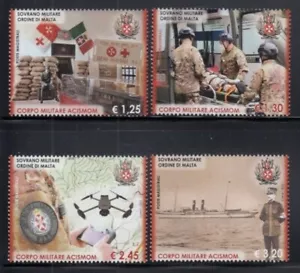 SOVEREIGN MILITARY ORDER OF MALTA Military Corps of Italian Knights MNH set - Picture 1 of 1