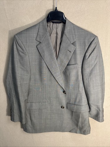 Cappotto sportivo 42S BURBERRYS due bottoni lana grigio glen a marrone a quadri Jacobsons