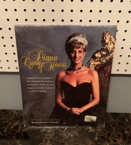 *SHIPS SAME DAY* Princess Diana Calendar 1998 Limited Edition Queen Of Hearts - Picture 1 of 6