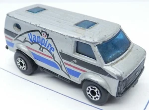 Matchbox 1971-1977 Chevrolet G-Series Van Grey VAMPIRE Chevy 1:74 Scale - Picture 1 of 2