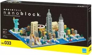 nanoblock NB-033 New York Klemmbausteine Diamond Modell Stadt City Bauwerke NEU - Bild 1 von 2