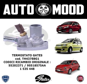 TERMOSTATO FIAT PANDA / FIAT 500 / LANCIA YPSILON / FORD KA 1.2 (cm3) 51 (kw) - Foto 1 di 3