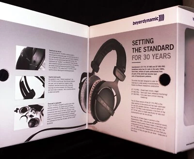 New Beyerdynamic DT 770 Pro 80 Ohm Closed Back Studio wired Germany Headphones  - Image 1 of 4
