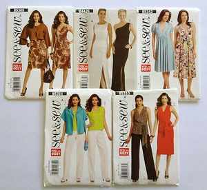 UNCUT Butterick Sewing Patterns Lot of 5 B5311 B4426 B5342 B5309 B5310 A Size 10 - Picture 1 of 6