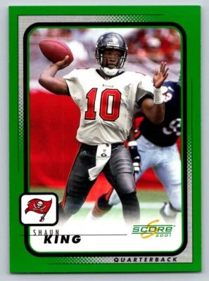 2001 Score #199 Shaun King Tampa Bay Buccaneers - Image 1 of 2