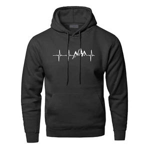 Sudaderas para Hombre Suéter con capucha de invierno Chaqueta abrigo cálido Moda - Foto 1 di 15