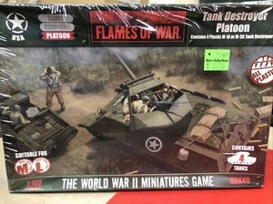 Flames of War UBX49 15mm US Tank Destroyer Platoon (4 plastic M10 or M36) - Picture 1 of 3
