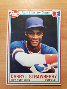 1990 Post First Collector Series #10/30 Darryl Strawberry - NY Mets - MLB
