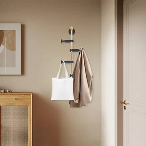 6-Hook Coat Rack Wall Mounted Coat Rack for Hallway Coat Hat Rack 7*60cm (W*H) - Picture 1 of 21