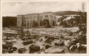 REAL PHOTO POSTCARD OF THE POWER HOUSE, TUMMEL BRIDGE, PERTHSHIRE, SCOTLAND - Picture 1 of 2
