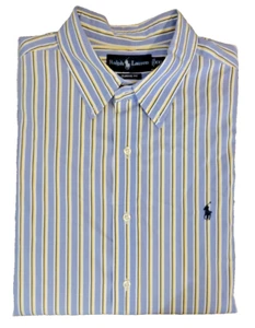 Camisa Ralph Lauren Para Hombre Calce Clásico Manga Larga Abotonada Talla XXL - Imagen 1 de 5