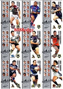 2012 SELECT NRL DYNASTY TEAM OF YEAR 9 CARDS SET: SLATER/MARSHALL/GALLEN TY1-TY9 - Picture 1 of 1