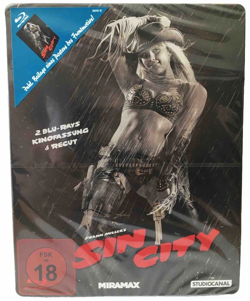Sin City Steelbook Blu-ray German Edition Region B