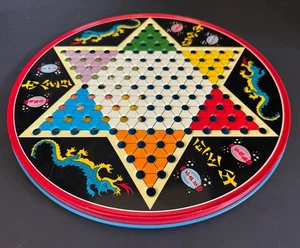 Chinese Checkers Ohio Art Co No 537 Complete - Picture 1 of 7